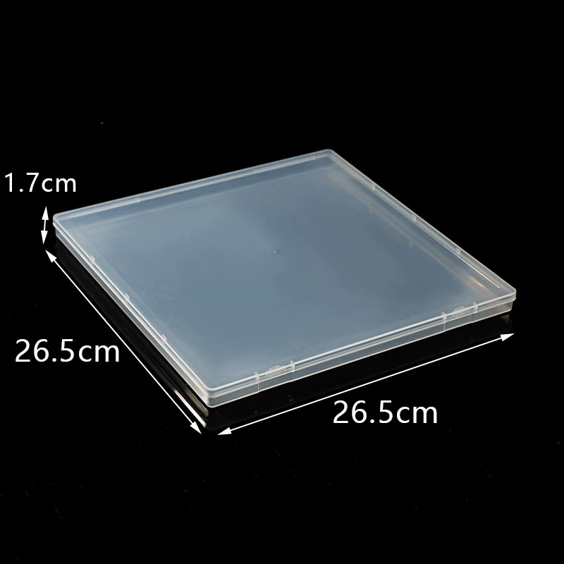 26.5 квадратная плоская коробка пластиковая упаковочная коробка ppp прозрачная квадратная коробка Amazon плоская коробка для обработки карточек оптовая продажа