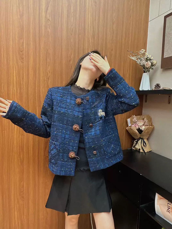 粗花呢名媛小香风外套女欧洲站2025年秋季新款休闲百搭减龄上衣潮|undefined
