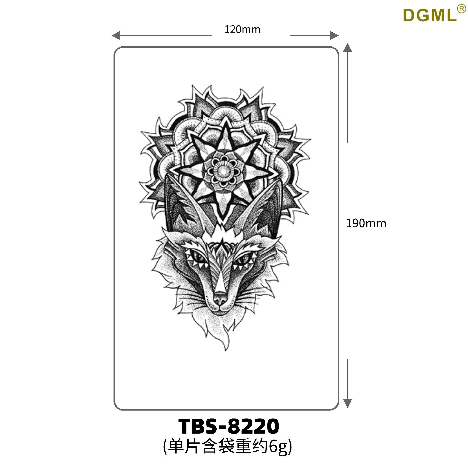 Pegatinas de tattoo se pueden fijar letras flor brazo tatuaje dibujos animados transfronterizo tatuaje pegatinas europeo y americano bronceado completo Volver al por mayor tatuaje