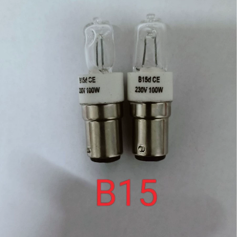 Керамическая галогенная лампа для духовки G9, соляная лампа E14, специальный продукт, патрон для лампы B15