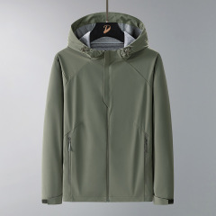 鳥家平替アウトドアレジャーカップル向けおしゃれソフトシェルジャケットビジネスメンズフード付き登山ジャケットスポーツコート