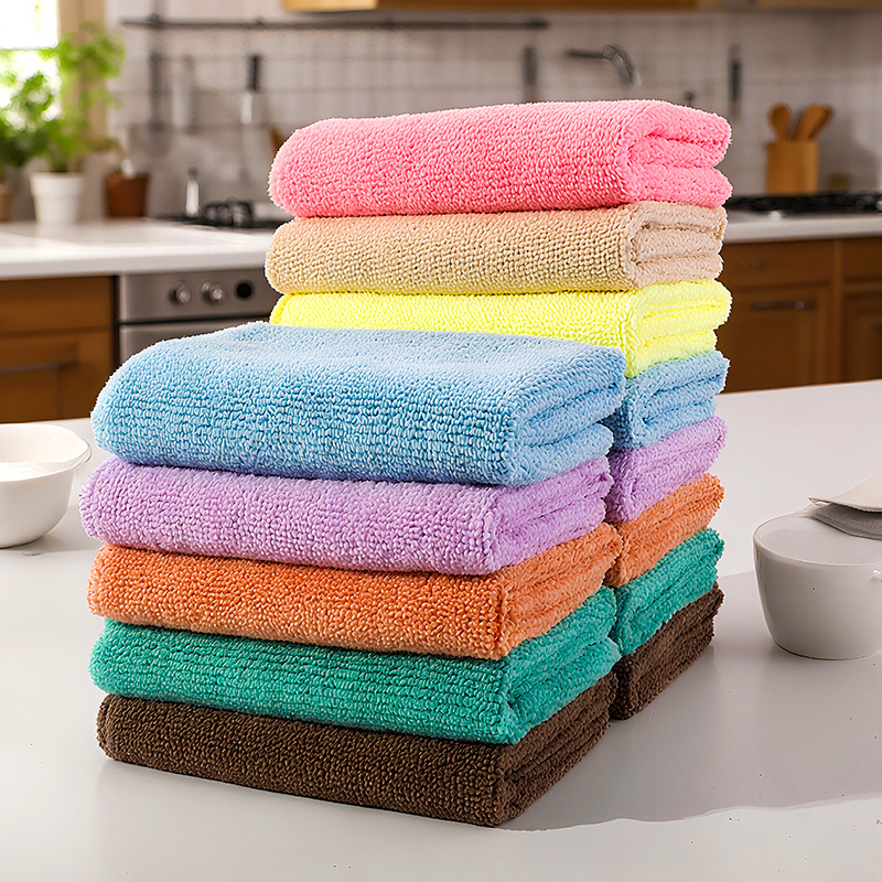 국경을 넘는 공급원산지의 극세사 주방용 천, 쉽게 퇴색되지 않는 설거지용 수건, 게으른 사람들을 위한 가정용 테이블 닦는 천, 청소용 천