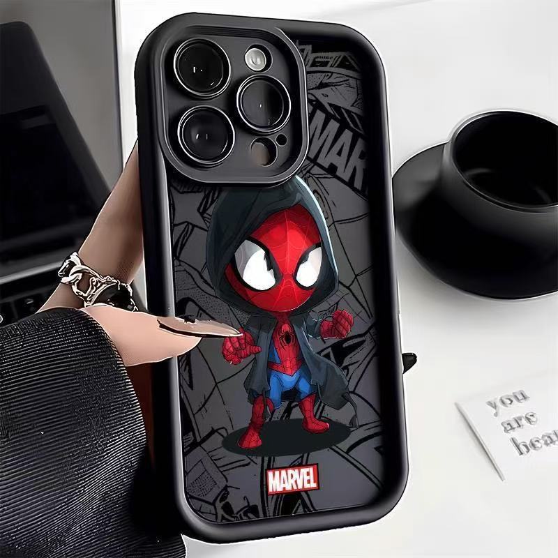 Funda para teléfono iphone16pro para pareja Apple 15 anti-caída 14 dibujos animados 13promax nuevo 12x Europa y América