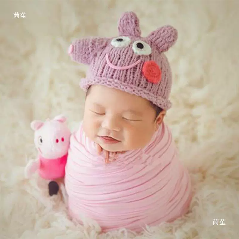 Детские реквизит для фотосъемки, кукла, камера, шляпа