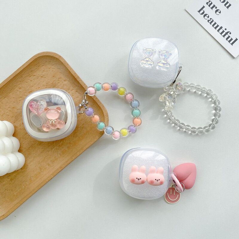Suitable for Beisi WM02 + earphone set cute cartoon baseus Bluetooth earphone protective cover rabbit transparent shell TPU Suitable for Beisi WM02 + earphone set cute cartoon baseus Bluetooth earphone protective cover rabbit transparent shell TPU
