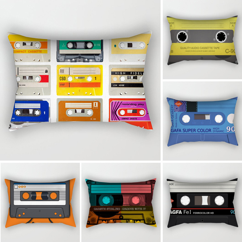 Retro pillowcase, sofa, back pillow for bed, American style