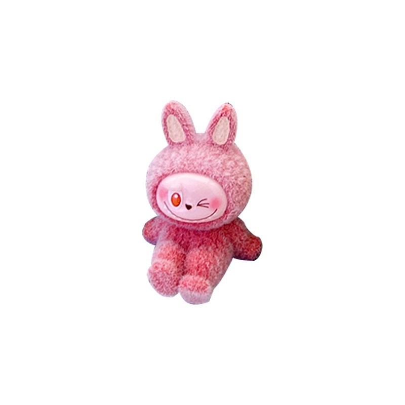新しい漫画植毛布布かわいい diy ジュエリーアクセサリー携帯電話チェーンキーホルダーペンダントブラインドバッグ装飾品|undefined