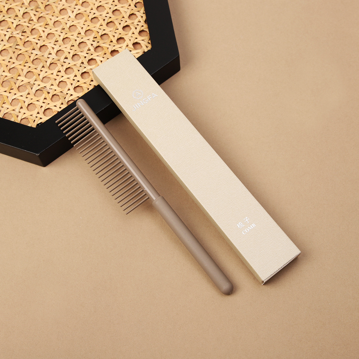 Hotel desechable cepillo de dientes de dientes de cabello suave conjunto de artículos de higiene beige caja de tarjetas estrella residencial hotel al por mayor