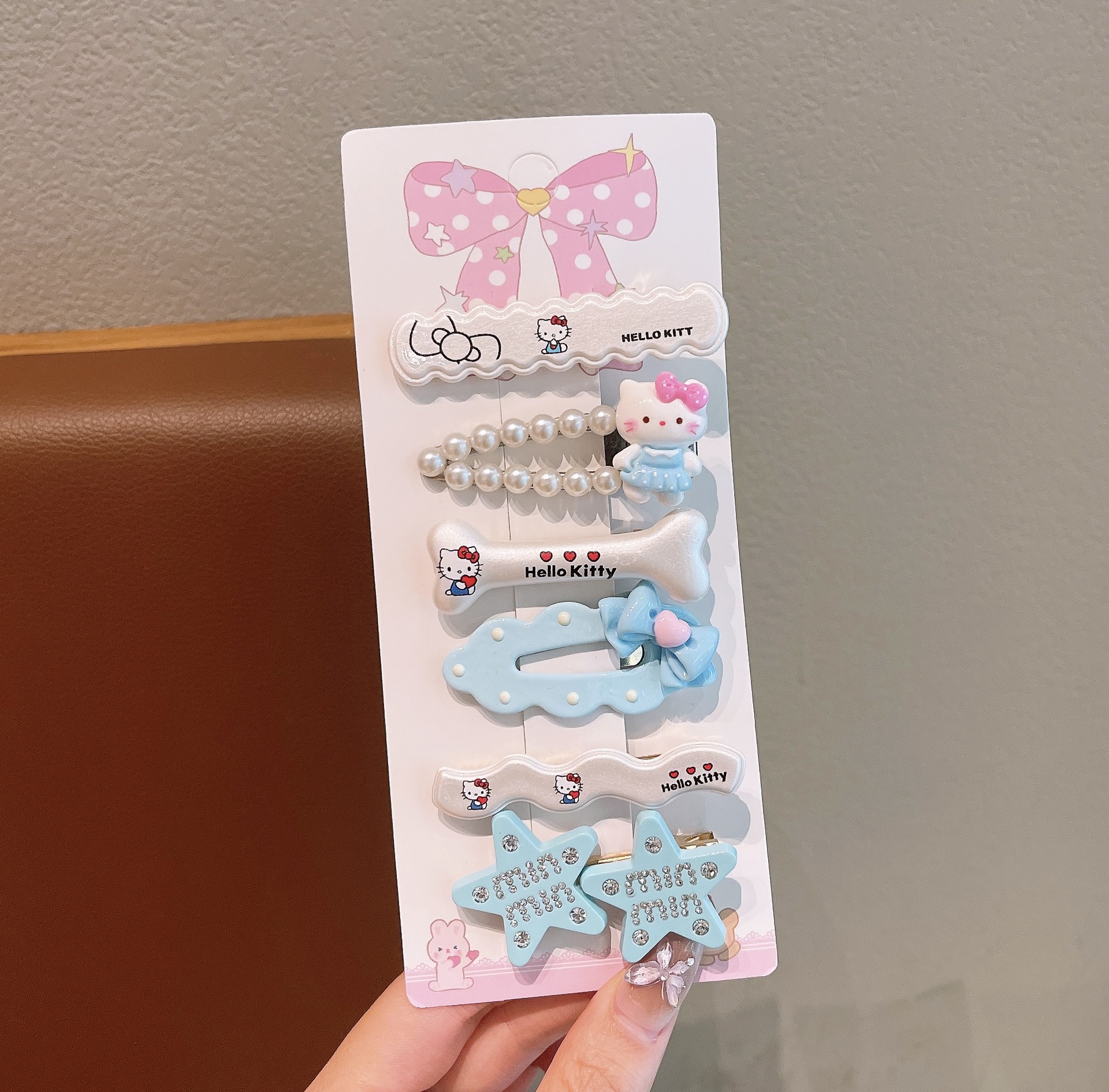 4#파란 고양이 6종 세트 [카드 포장]