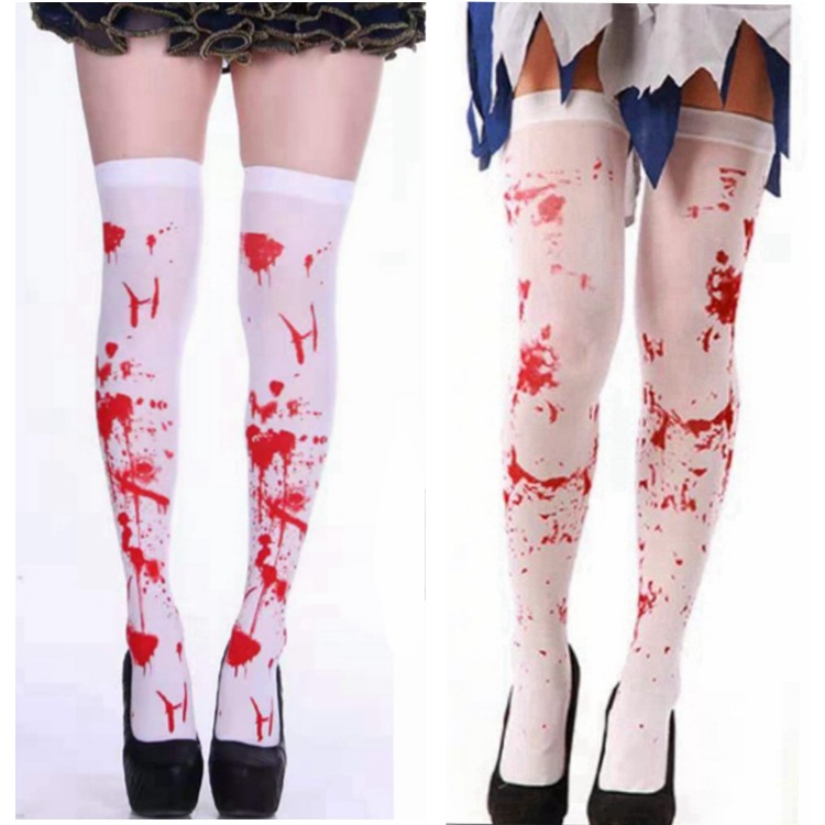 Calcetines de Halloween, esqueleto negro, calcetines de pascua, calcetines de sangre, calcetines de vampiro