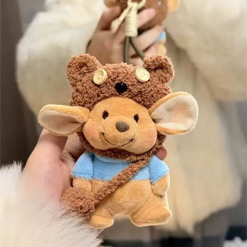 厨师小豆袋鼠东迪小豆毛绒公仔包包挂件汽车钥匙扣送女友生日礼物|undefined