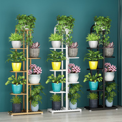 花架子室內家用陽台落地式置物架鐵藝客廳花盆多層掛架花架綠蘿