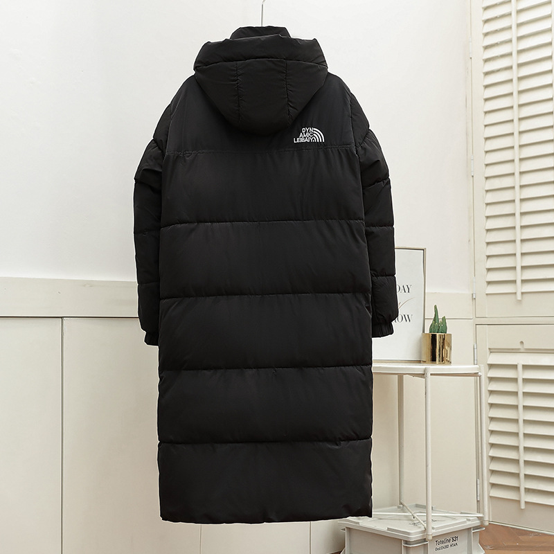 Women's Winter Coat Thickened Cotton Hooded Long Warm Jacket_voghion.com