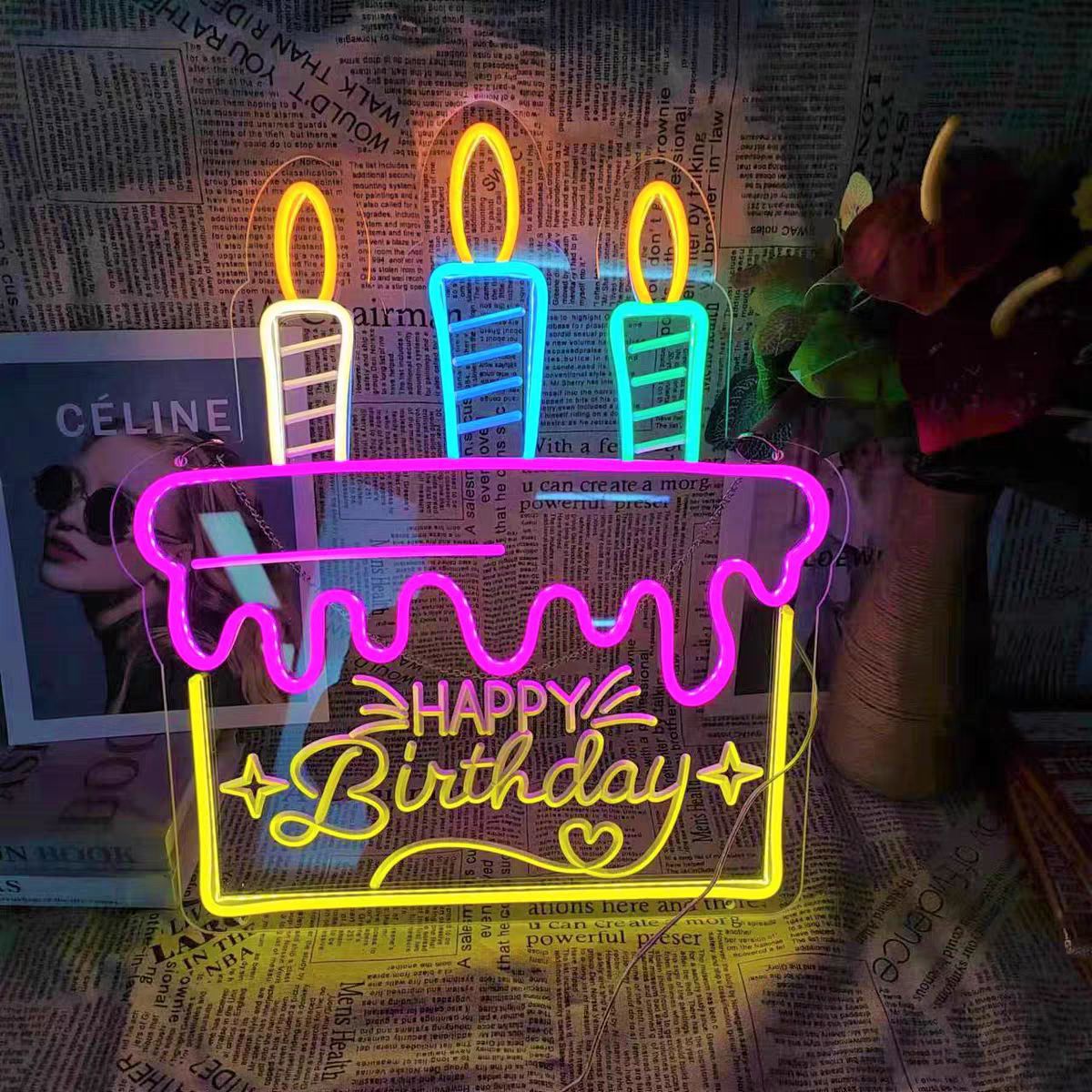 E 스타일 생일 40X36