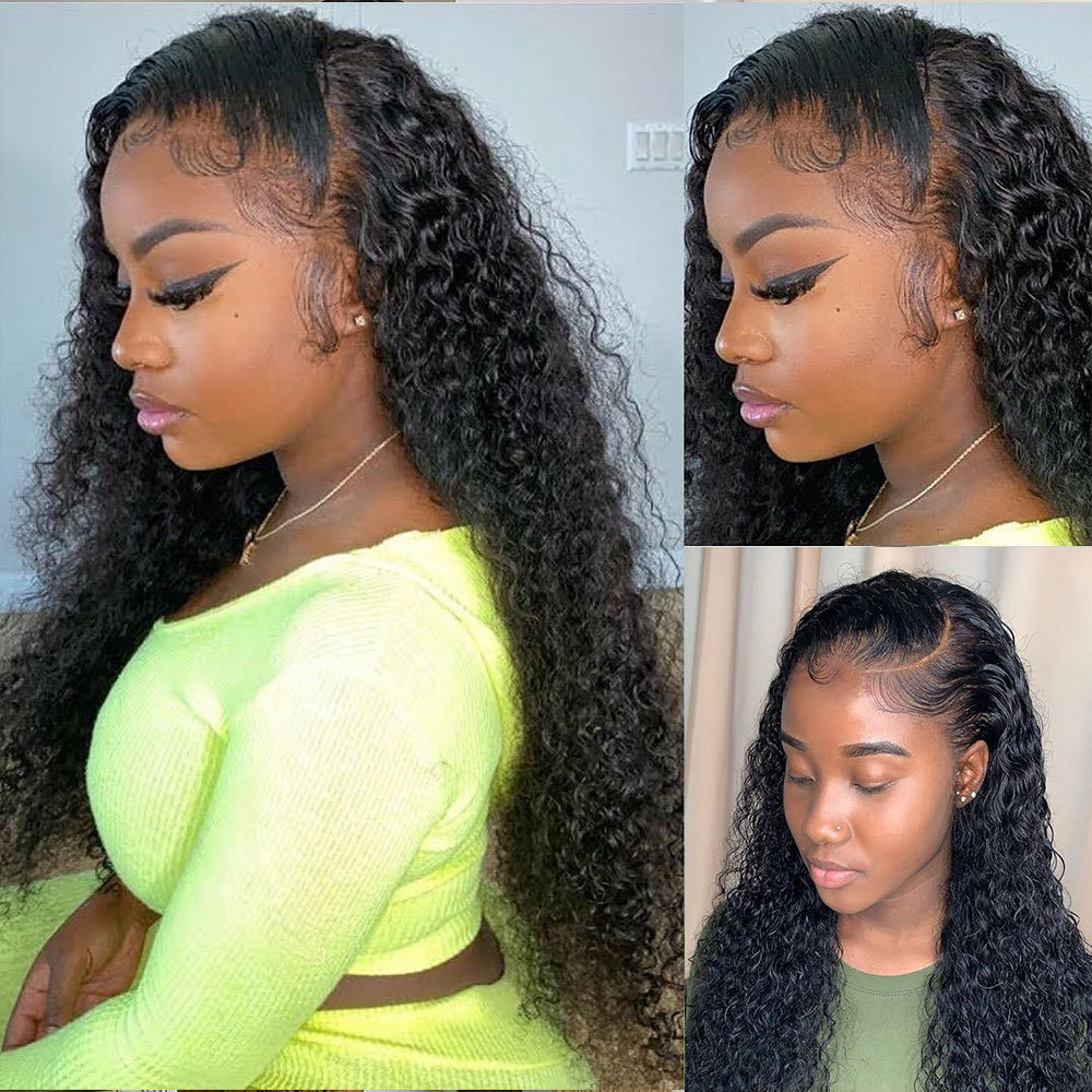 matte high temperature silk middle parted long curly hair African small winding tube chemical fiber wig full head set female_voghion.com