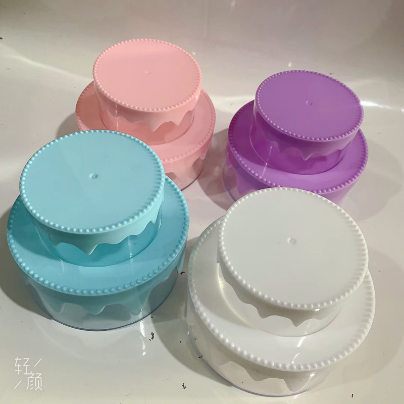 Double layer cream glue DIY cake box storage box cream glue decorative cake box