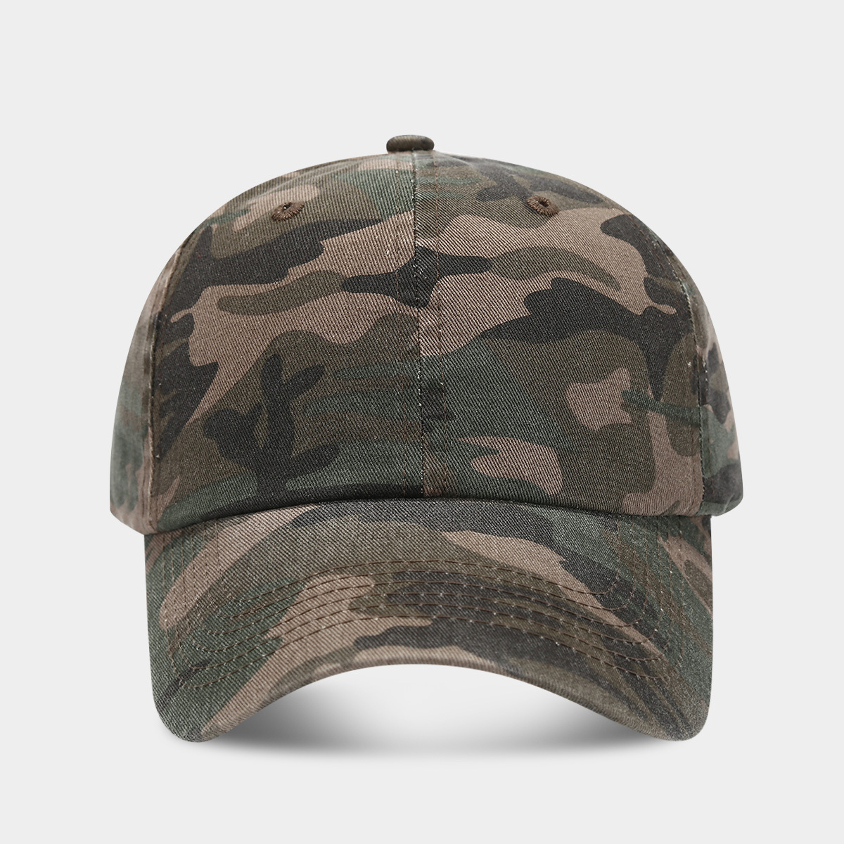 Retro americano camuflaje suave top viejo sombrero de béisbol sombrero de sombrero