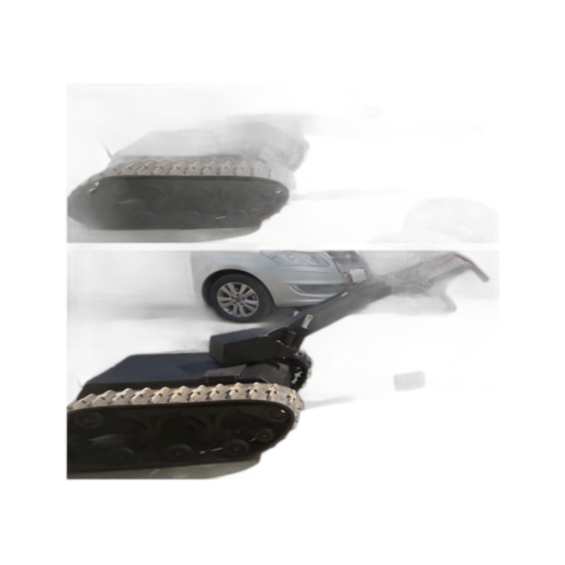 Robot de explosión de tamaño medio tipo rastreo tipo brazo oscilante doble inteligente de control remoto inteligente de explosión explosión robot antiexplosión