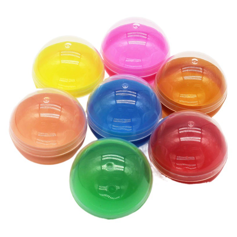 80-миллиметровый круглый прозрачный пластиковый шар макаронного цвета для автоматов гашапон, оптовые аксессуары для слепых коробок от производителя