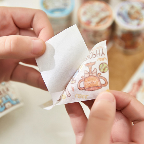 Zaofo Washi Tape Soft Cute Diary Series Handbook Photo Album Diary DIY Decorative Stickers 8 Types