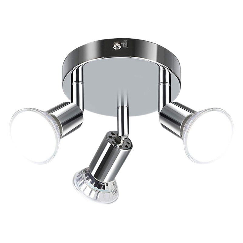 Zhongshan ciudad bengao moderno simple tres cabezas techo proyector lámparas hogar decoración pasillo iluminación