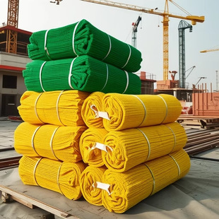 Customized Polyester Dense-Mesh Guardrail Construction Flame-Retardant Anti-Fall Safety Net Elevator Construction Site Scaffolding Green Protective Net