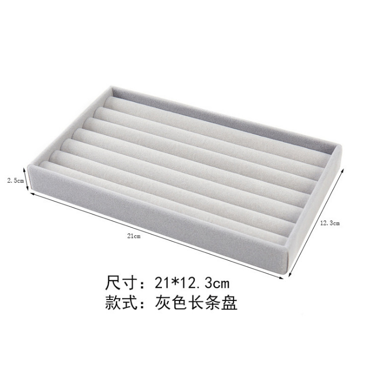 Nuevo estilo joyero collar de gran capacidad pendientes caja de almacenamiento de joyas de escritorio clasificación de joyería caja de exhibición