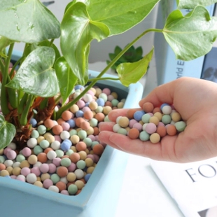 Solid Colored Ceramic Granules for Flower Planting, Base Paving Stones for Hydroponic Potted Plants, and Nutrient Soil for Succulents