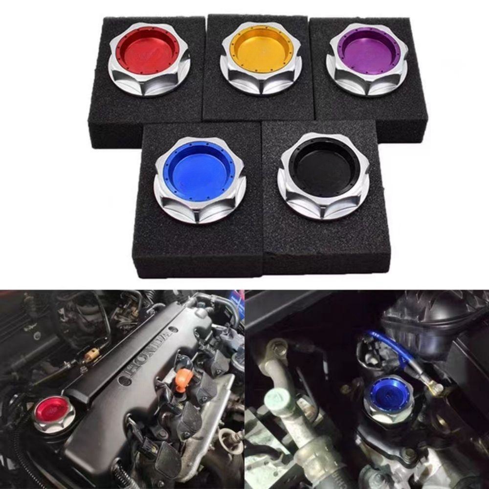 Car Modification Oil Cap RACING Suitable for Honda Oil Cap Multi-color Metal Motive Fuel Cap