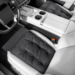 Car seat cushion with integrated extended leg rest, breathable, suitable for all seasons, seat extension with memory foam, comfortable seat cover, full coverage