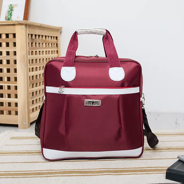 Fabric Handbag Small Travel Bag Can Be Attached to the Trolley