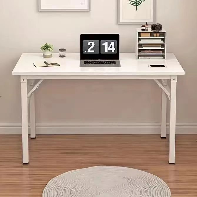 Mesa larga, mesa plegable simple, mesa rectangular, mesa de conferencias de capacitación, escritorio portátil para el hogar, mesa de comedor