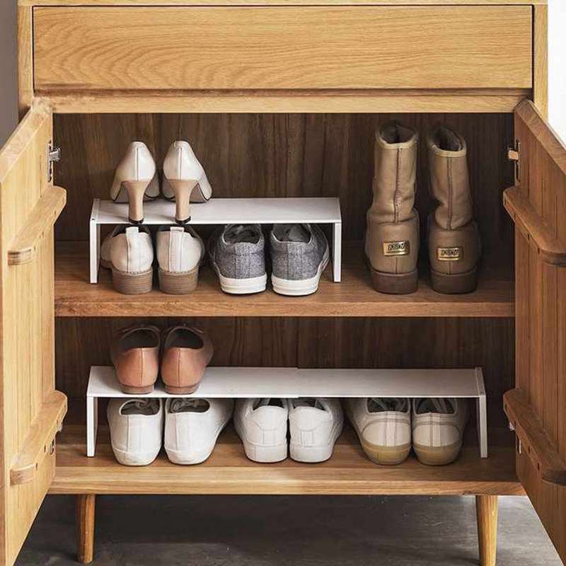 Shoe Cabinet with Layered Storage Shelves, Extendable Storage Rack, Household Shoe Rack Organizer, Shoe Shelf, Same Style as Ikea