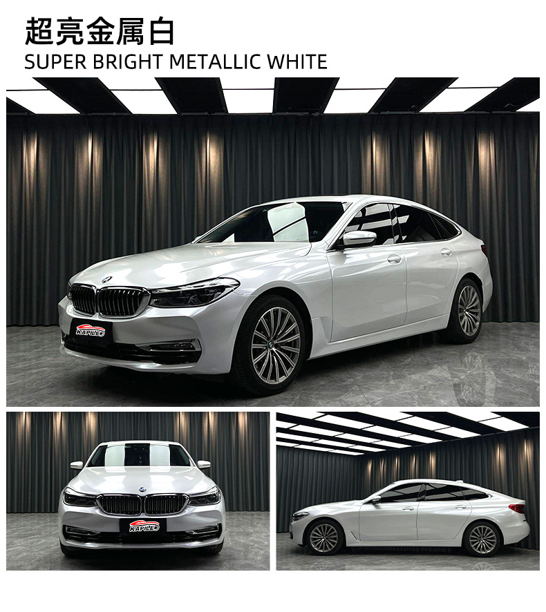 Car Color Changing Film Source Factory Pet Material Color Changing Film Super Bright Metal Midsummer Purple Polymer Pvc Color Changing Film