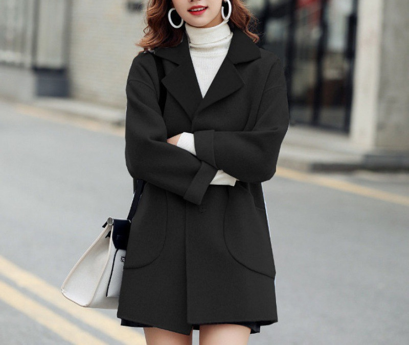 블랙 싱글 안감