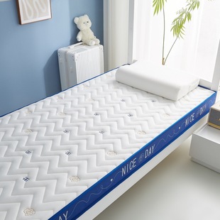 Thickened Latex Cushion Student Dormitory Embroidered Knitted Cotton Tatami Sponge Mat Household Foldable Floor Mat