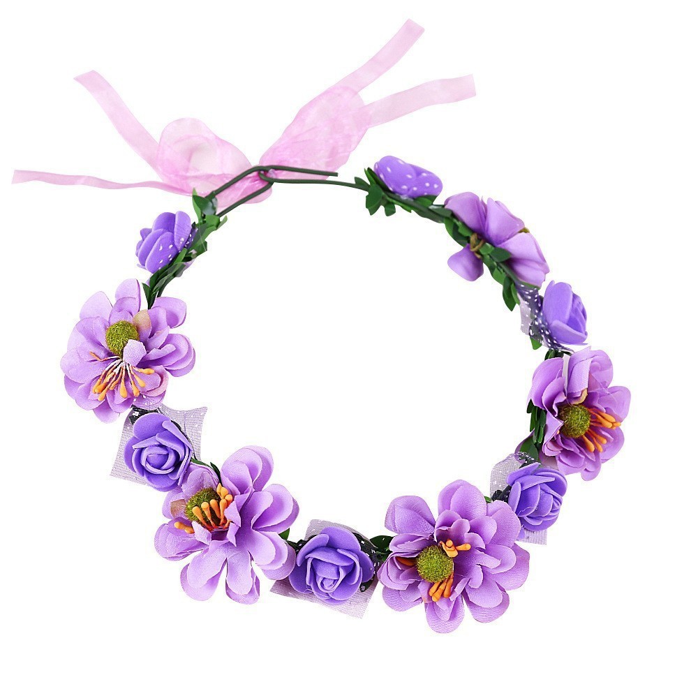 PS74 purple flower ring