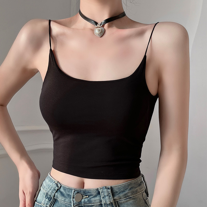 Quality black top with cups