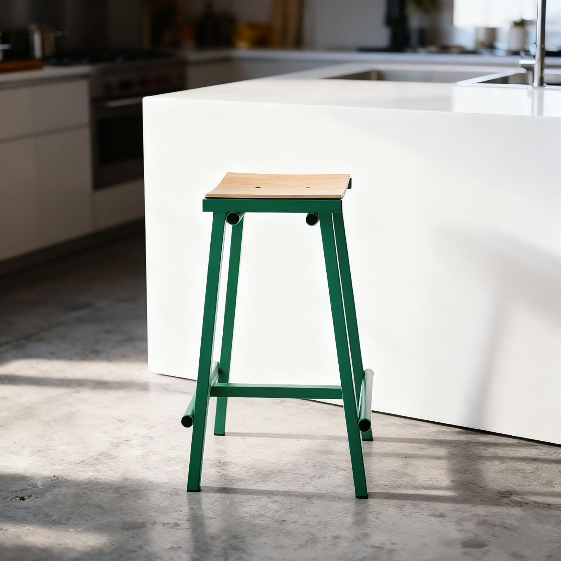 Modern Art Solid Wood Bar Chairs, Simple and Classy, Suitable for Cafes, B&Bs, Hotel Commercial Streets and Squares