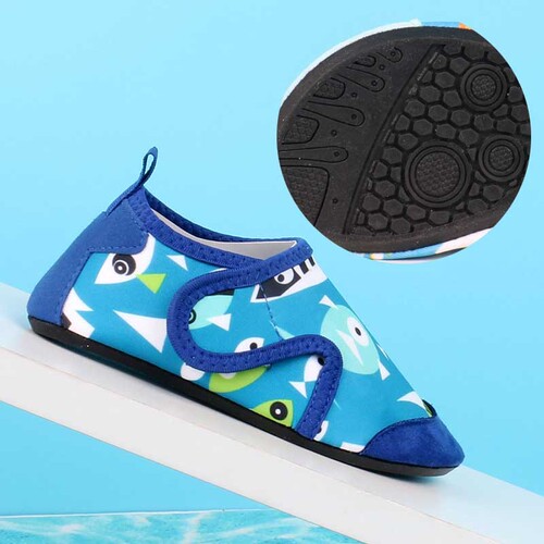 Children's water park shoes for men and women, swimming, rafting, snorkeling and river tracing shoes, non-slip beach shoes, socks and shoes for catching the sea