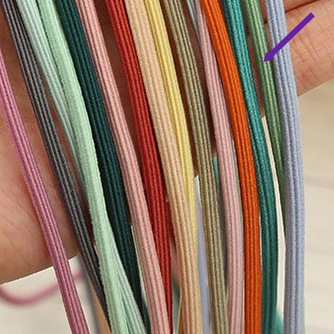 32 colores de alta elasticidad hexagonal cuerda para el cabello banda de goma hecha a mano DIY anillo para el cabello cabeza cuerda accesorios para el cabello accesorios materiales al por mayor
