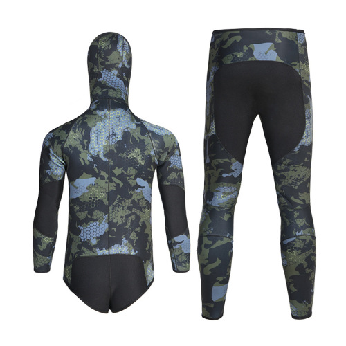 3.5mm diving suit, hunting suit, split wetsuit, CR fishing and hunting suit, men's cold-proof and warm winter swimsuit factory wholesale
