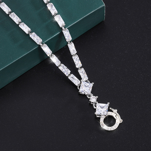 Zhuang Sheng Sheng Jewelry Copper Plated Gold Square Versatile Chain King Chain 45+5cm