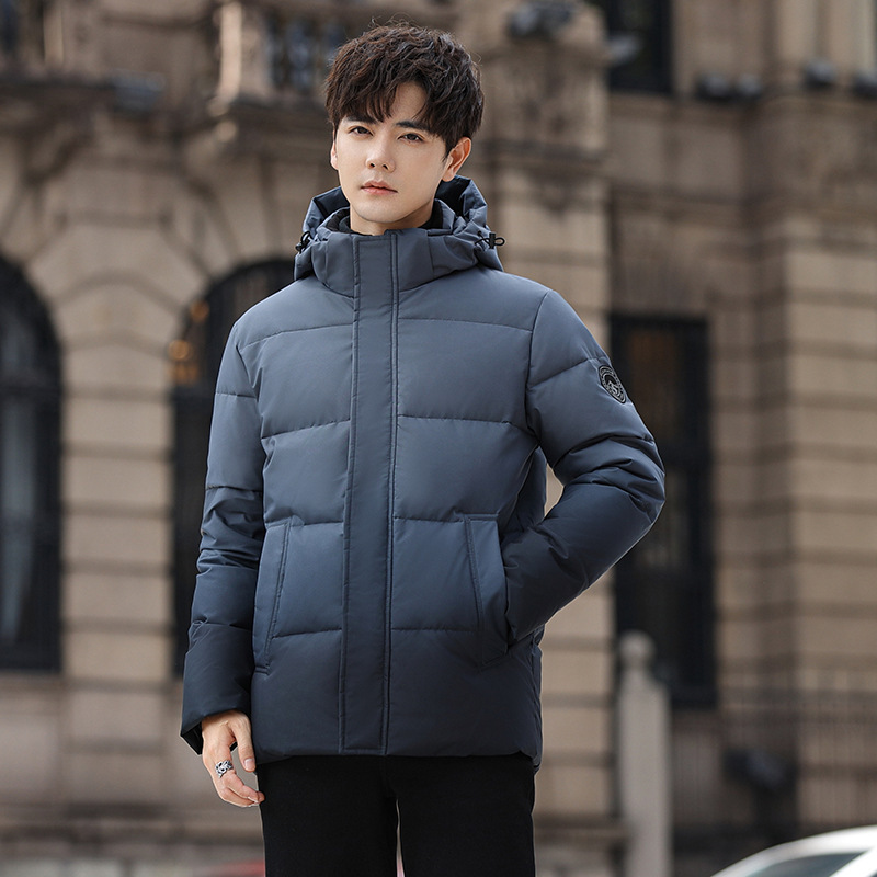 Cross-border wholesale starry sky gradient men's down jacket winter 2024 new fashion brand fashion hooded warm waterproof plus Cross-border wholesale starry sky gradient men's down jacket winter 2024 new fashion brand fashion hooded warm waterproof plus