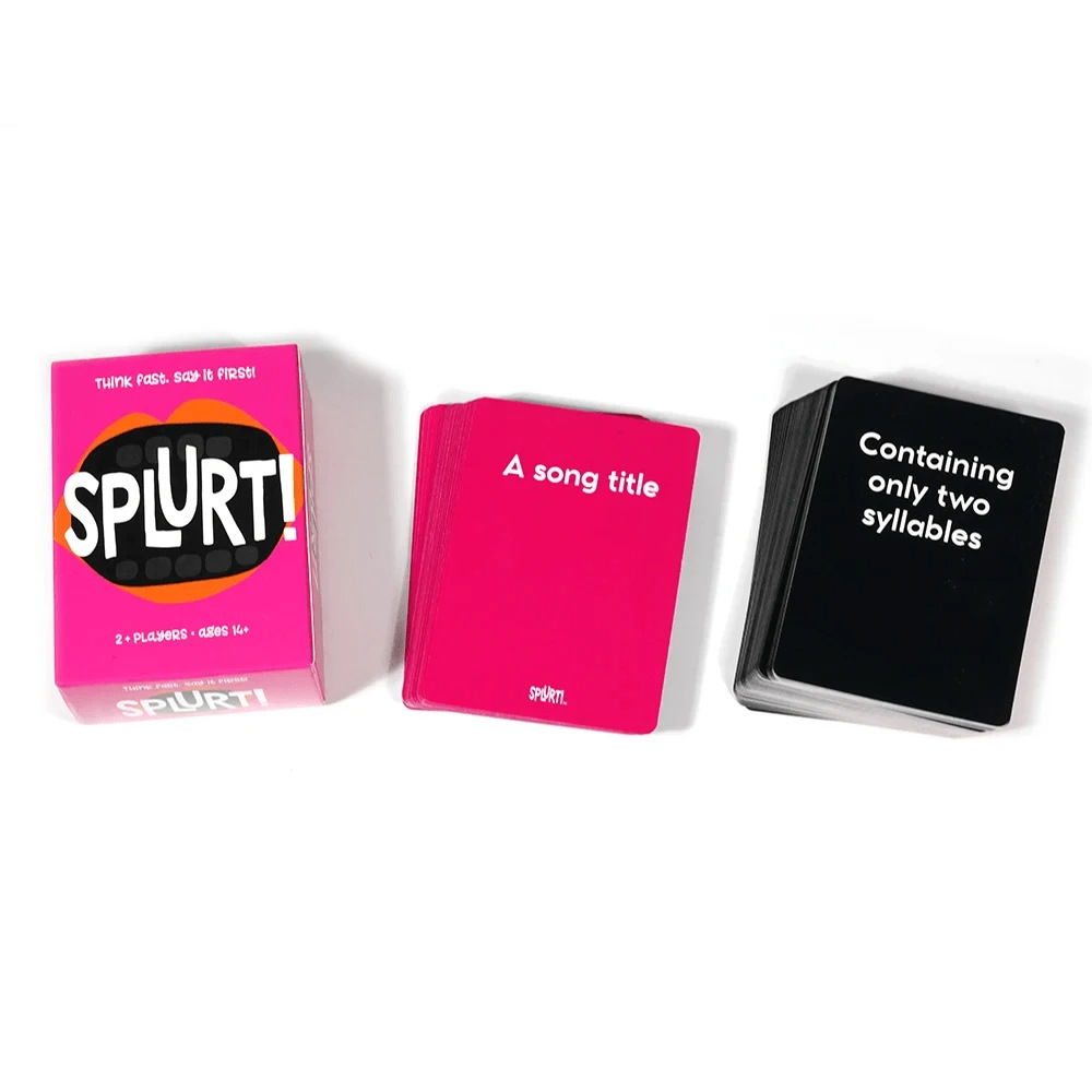 Cross-border Hot Sale Full English Splurt! Quick Naming Party Strategy Cards Word Puzzle Game With Labels_voghion.com