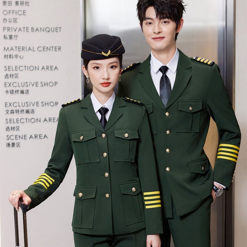 New-style security uniform set, suitable for all seasons (spring, summer, autumn, and winter), including security uniforms, image uniforms, receptionist uniforms, and property management workwear