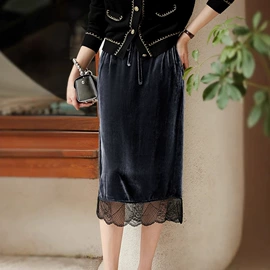 皮草;女式皮衣;半身裙