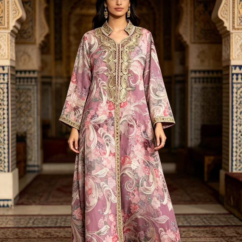 Cross-Border | High-End 2026 European and American Summer New Fashion Elegant Festive Fashion Gown Dress Cross-Border | High-End 2026 European and American Summer New Fashion Elegant Festive Fashion Gown Dress