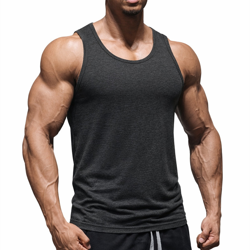 Hombre muscular loco verano absorción de humedad chaleco sudoroso Fitness sin mangas transpirable Fitness Fitness Fitness Fitness Fitness hombre en forma