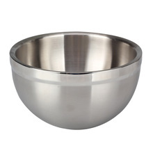304不锈钢碗 韩式双层隔热不锈钢面汤碗拌饭拉面碗冷面碗沙拉碗
